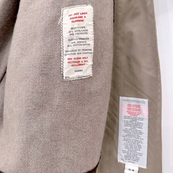 London Fog Women’s Vintage Trench, 16-M, Tan - Picture 5 of 9